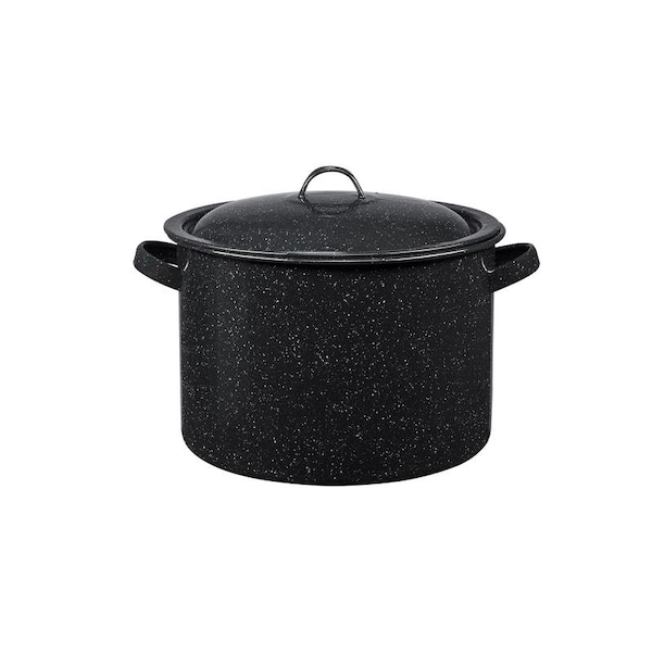 Granite Ware Granite Ware Porcelain Enamel Stew Pot 7.5 qt Black 307116 - main